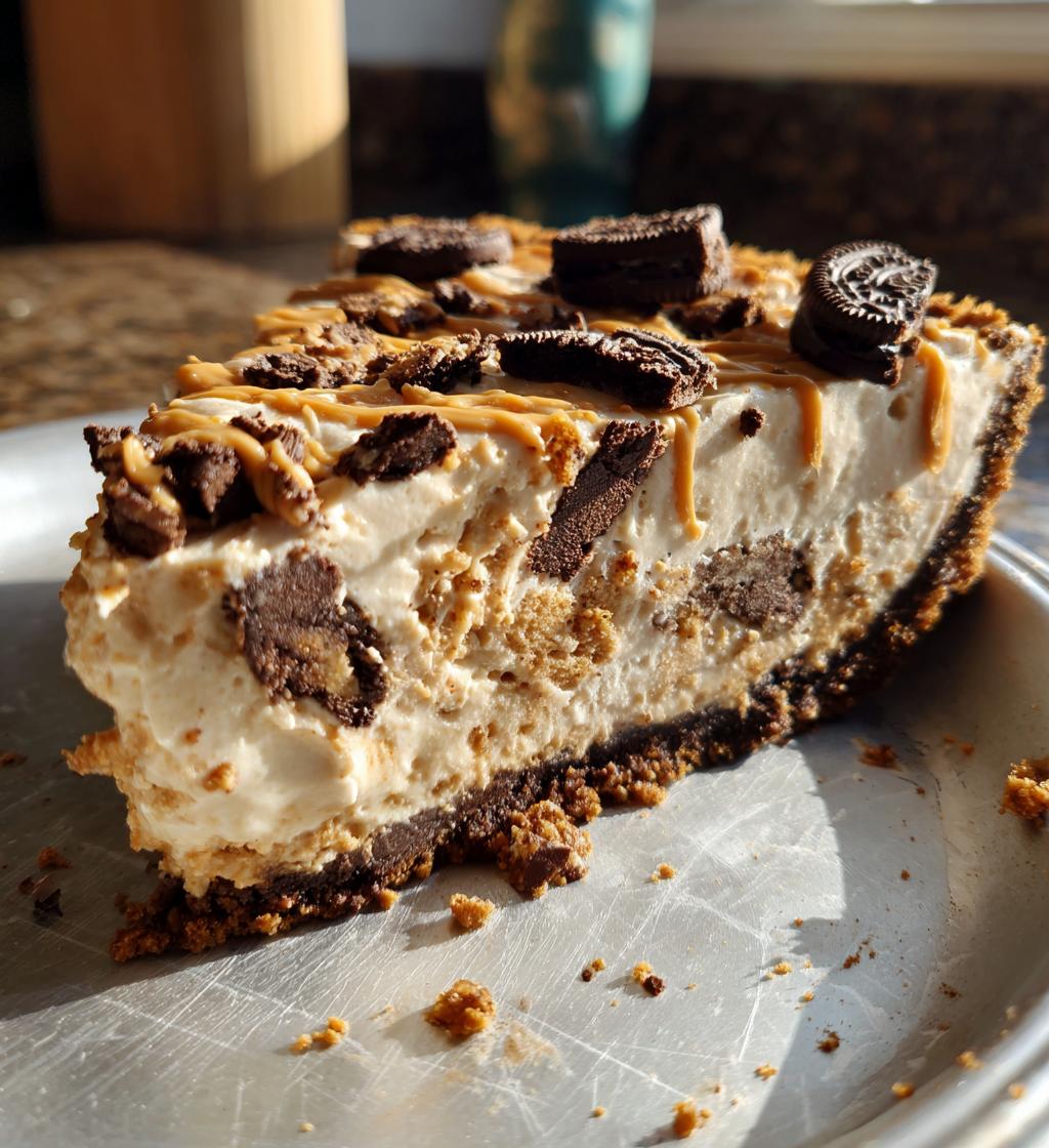 Peanut Butter Oreo Pie