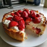 Perfect Strawberry Cream Cheese Cobbler