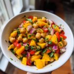 Protein Packed Mango Chickpea Salad