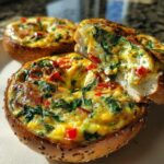 Quiche Stuffed Bagels