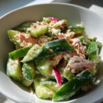 Quick Cucumber Salad with Crab Meat