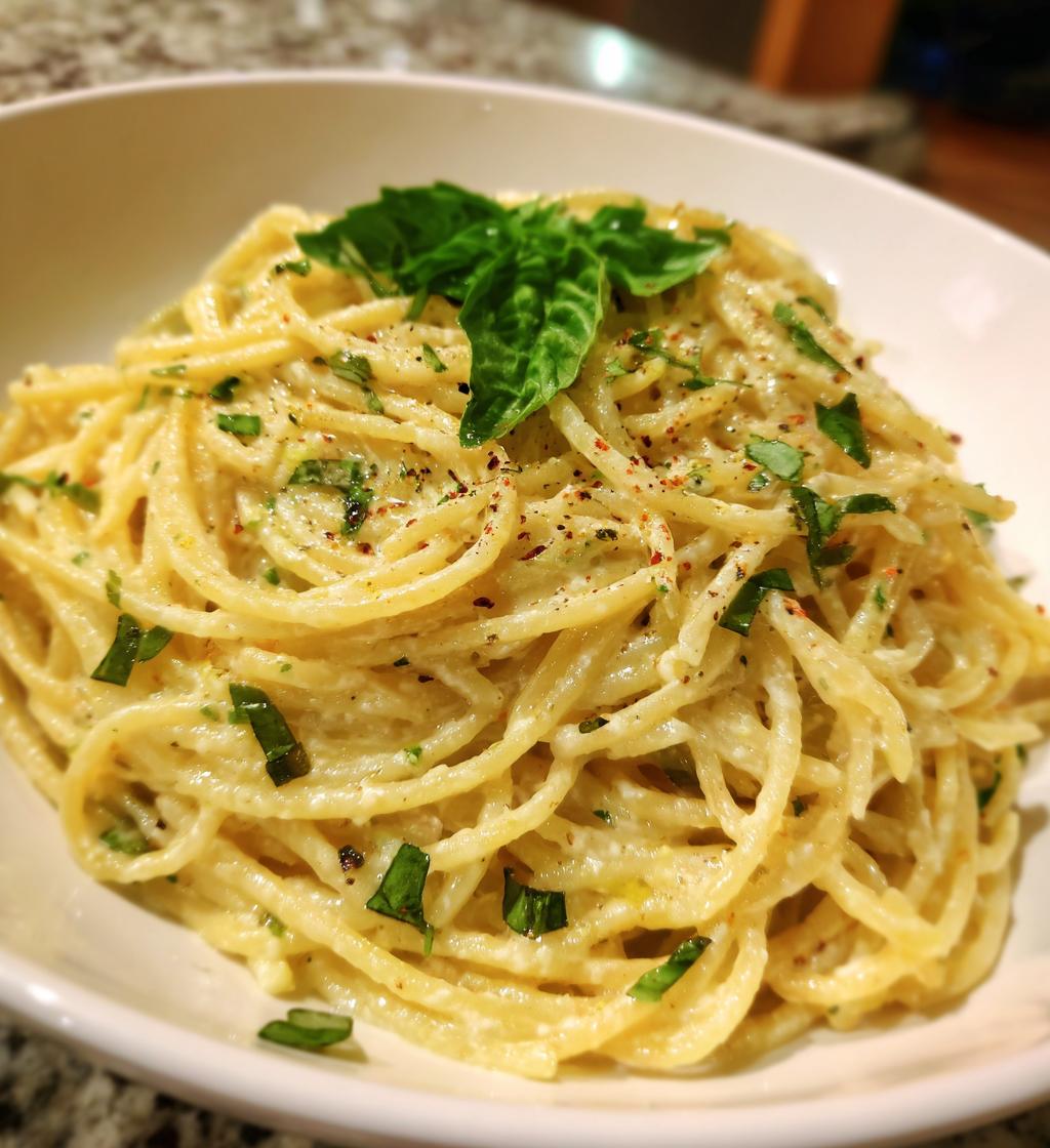 Quick Lemon Ricotta Pasta