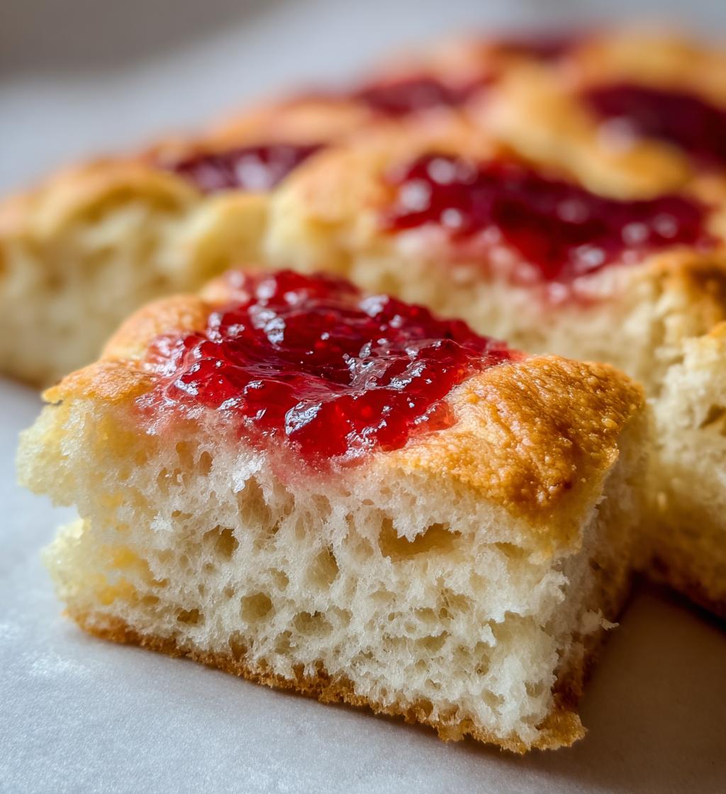 Raspberry Jam Focaccia