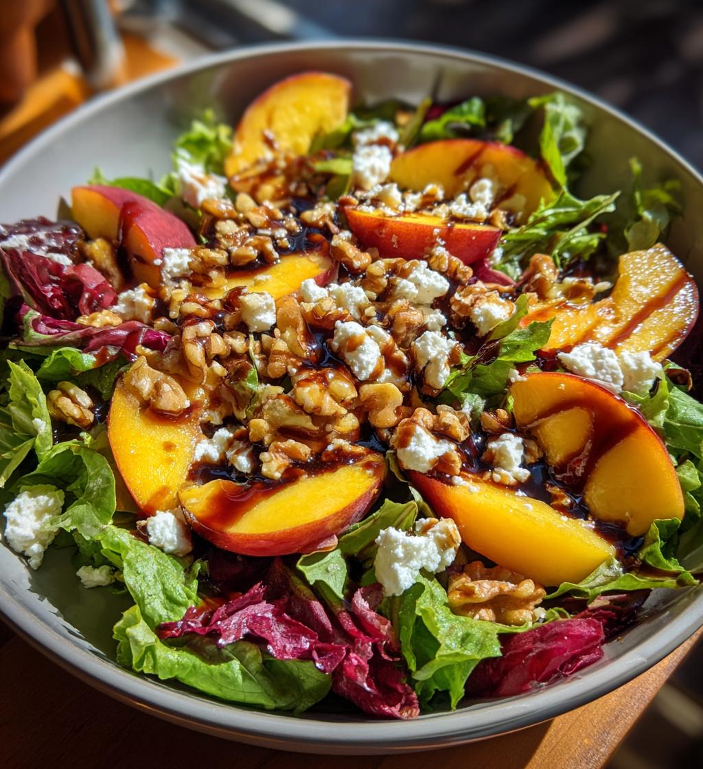 Refreshing Summer Peach Salad