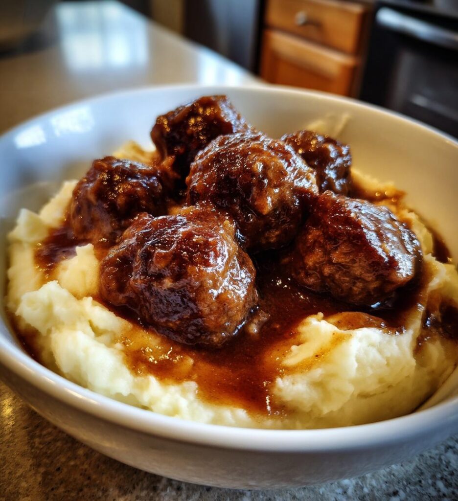 Salisbury Meatball Mash