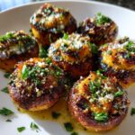 Savory Garlic Parmesan Mushrooms