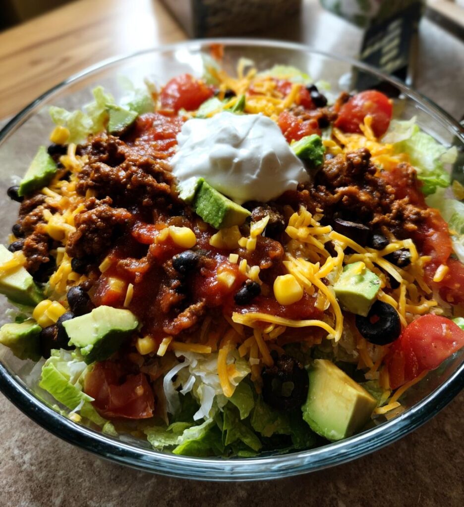 Seven Layer Taco Salad