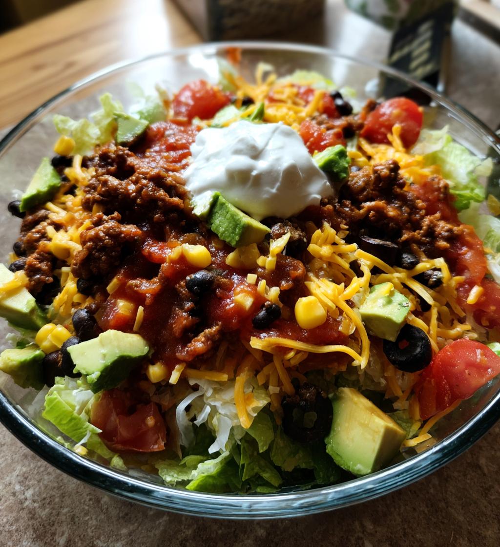 Seven Layer Taco Salad