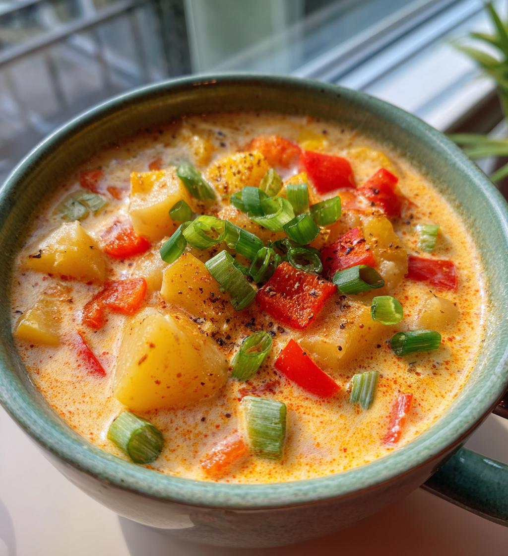 Spicy Cajun Potato Soup