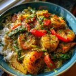 Spicy Coconut Shrimp Curry Bowl