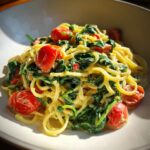Spinach Tomato Cream Pasta