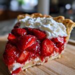 Strawberries and Cream Pie