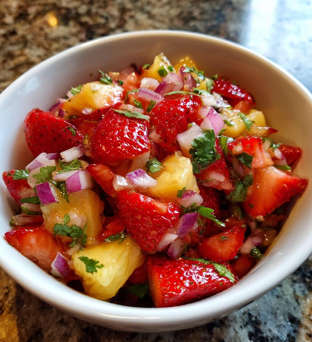 Strawberry Pineapple Fruit Salsa