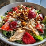 Strawberry Poppy Seed Rotisserie Chicken Salad