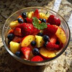 Summer Peach Fruit Salad