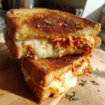 Sun-Dried Tomato Pesto Grilled Cheese