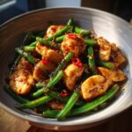 Sweet Chili Chicken and Green Bean Stir Fry