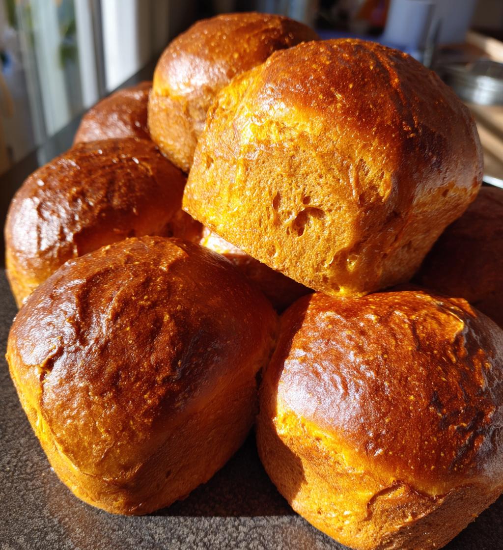 Sweet Molasses Brown Bread Rolls