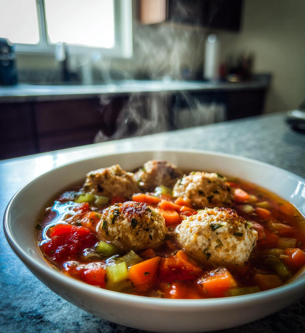 Turkey Meatball Soup