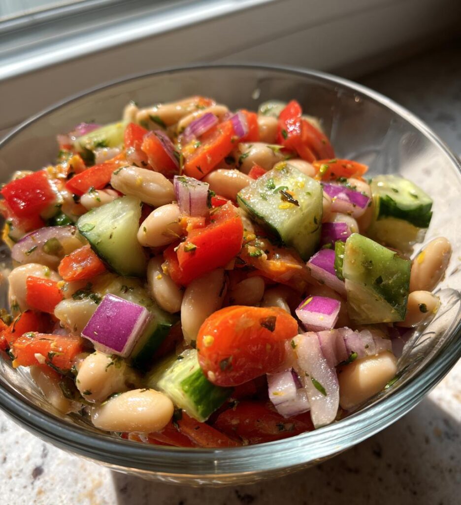 Turkish White Bean Salad