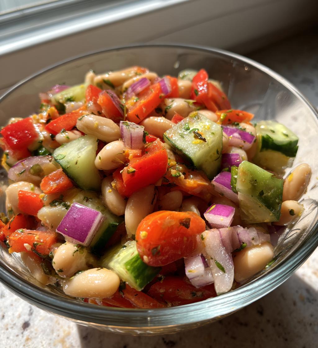 Turkish White Bean Salad