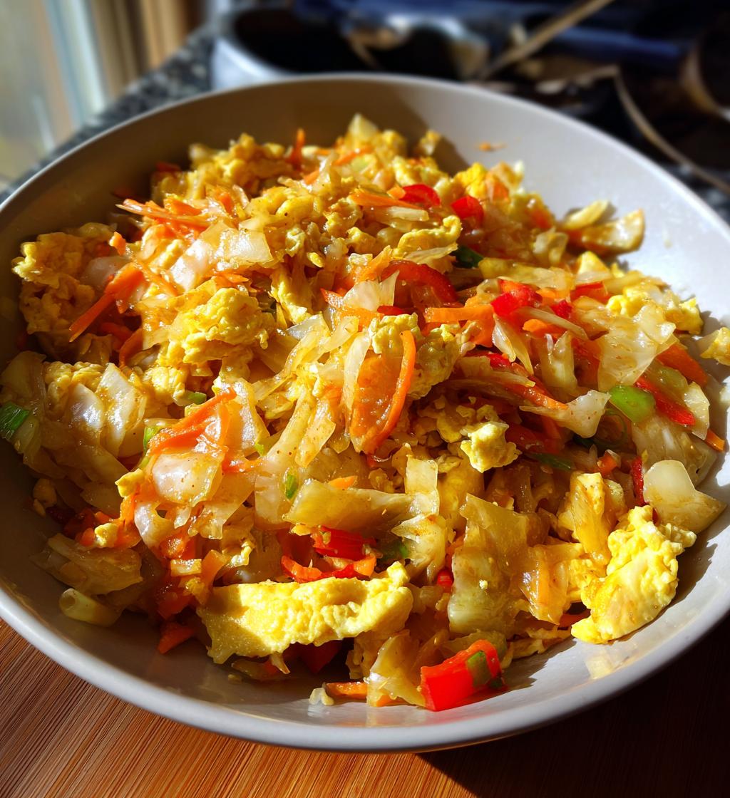 Vegetarian Egg Roll In A Bowl