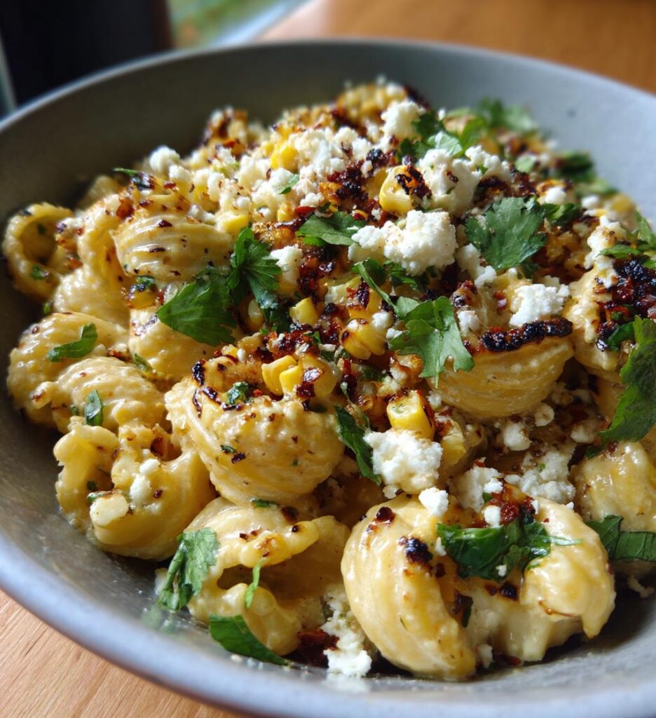 Zesty Elote Inspired Pasta