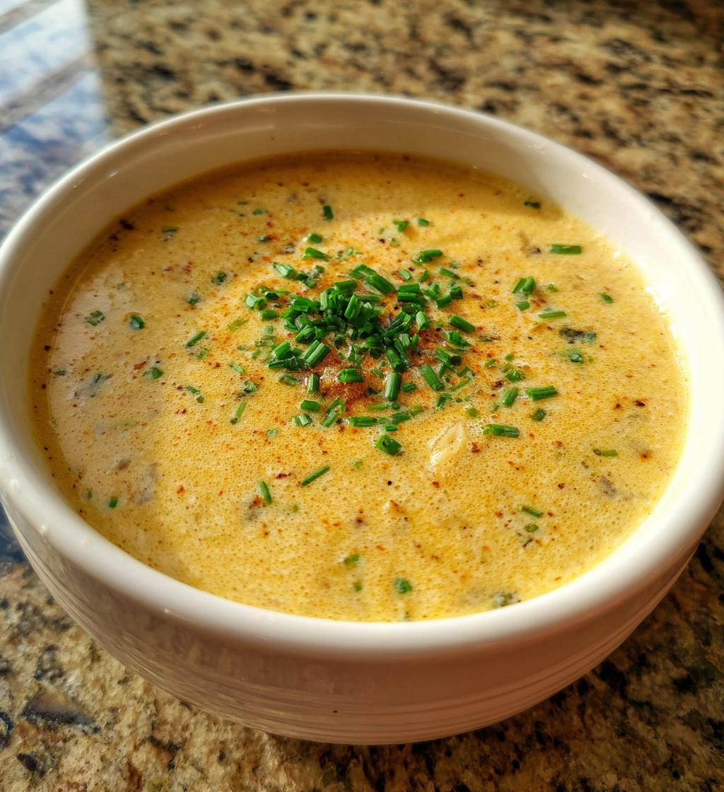 Zesty Garlic Potato Soup