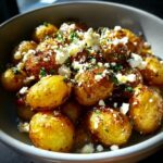 Zesty Greek Feta Roasted Potatoes