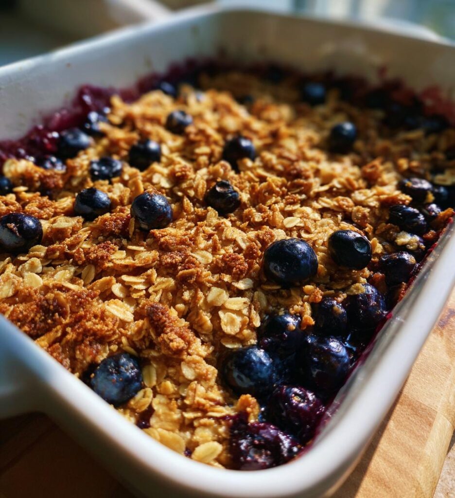 Amazing Blueberry Crisp