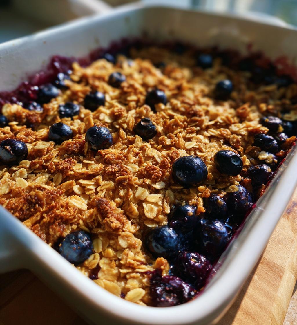 Amazing Blueberry Crisp