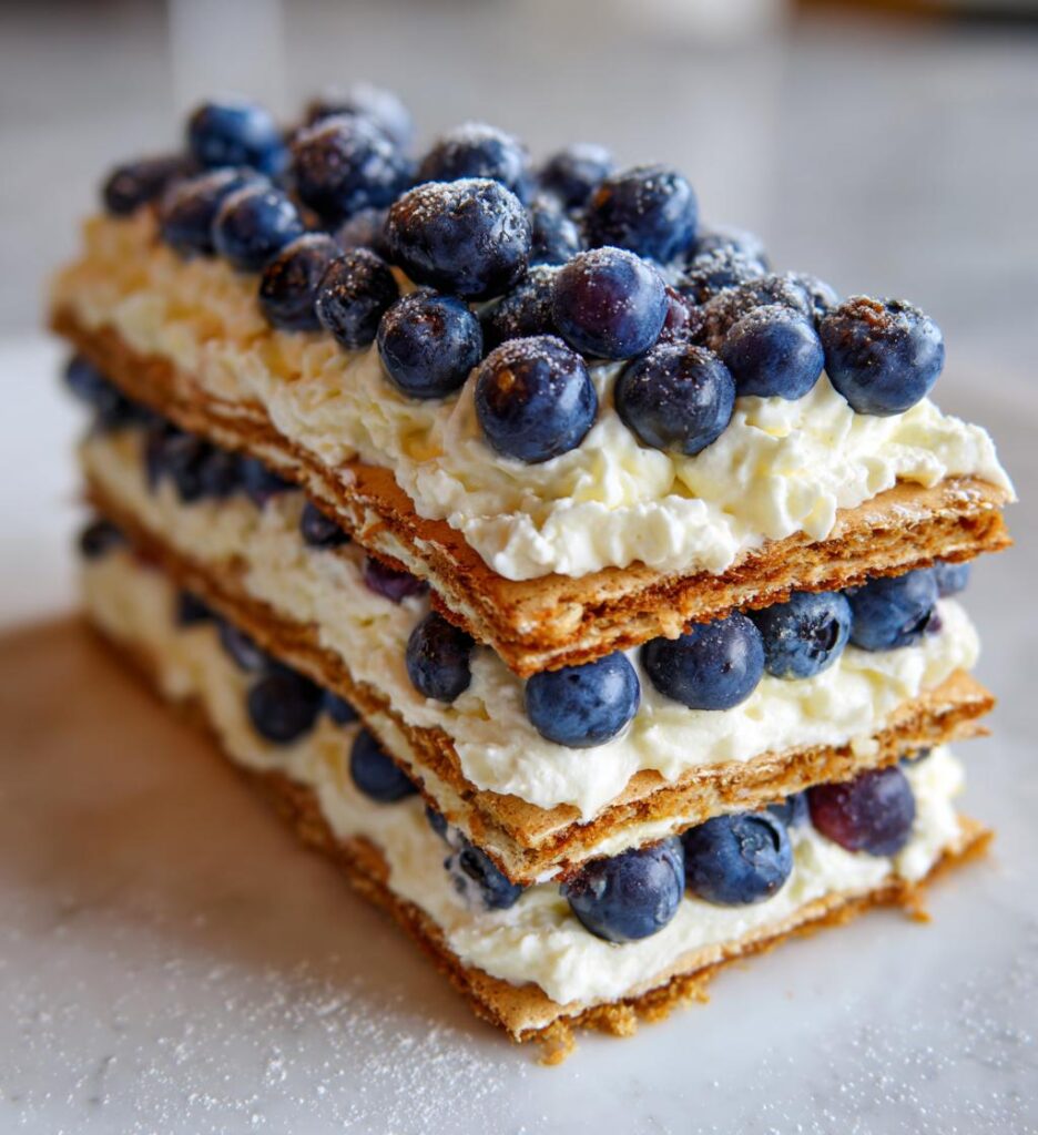 Blueberry Icebox Cake