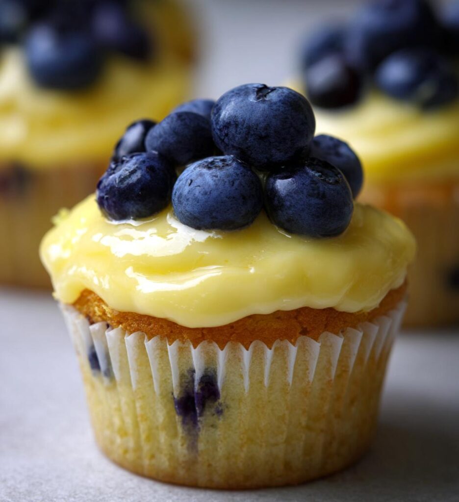 Blueberry Lemonade Cupcakes