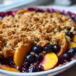 Blueberry Peach Crumble