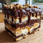 Buster Bar Ice Cream Cake