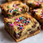 Cake Batter Blondies