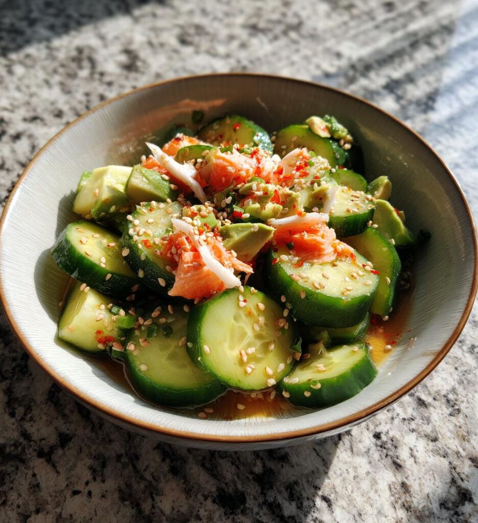 California Roll Cucumber Salad