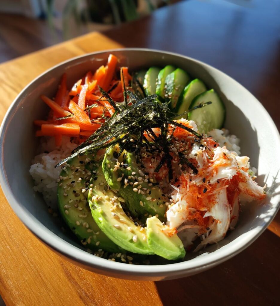 California Roll Sushi Bowls