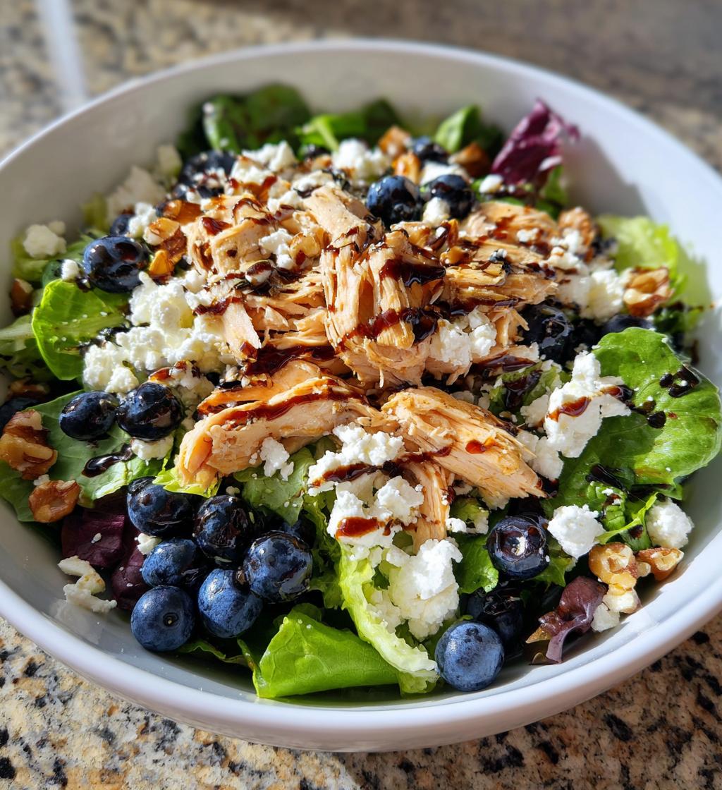 Chicken Blueberry Feta Salad
