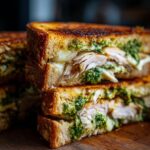 Chicken Pesto Sandwich with Mozzarella