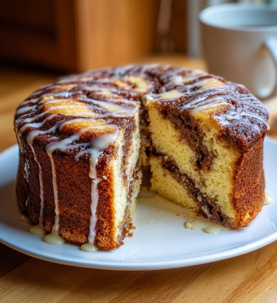 Cinnamon Roll Cake