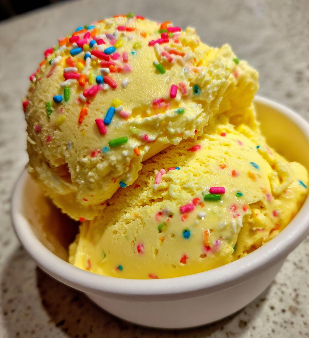Copycat Cake Batter Ice Cream