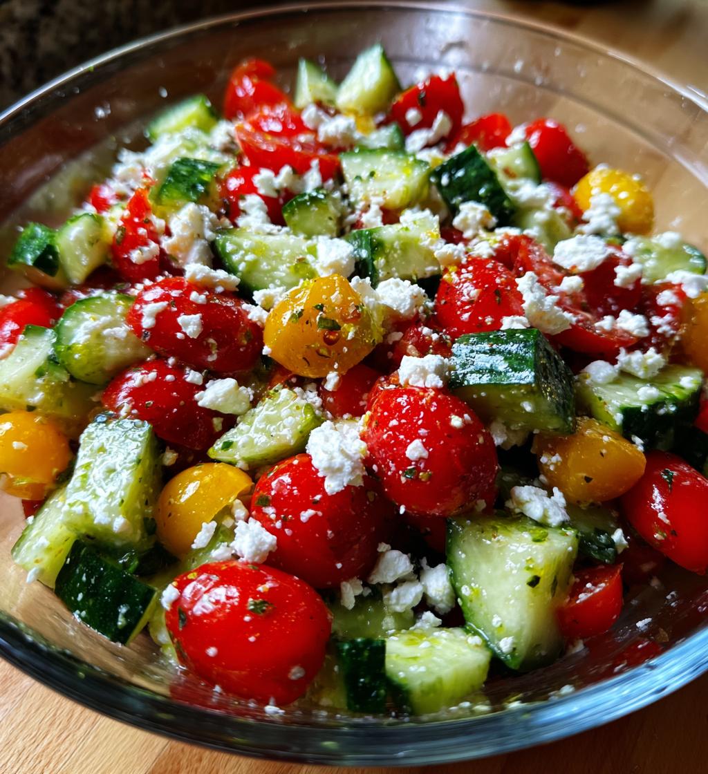 Cucumber Feta Salad