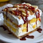 Delicious No Bake Banana Split Cake