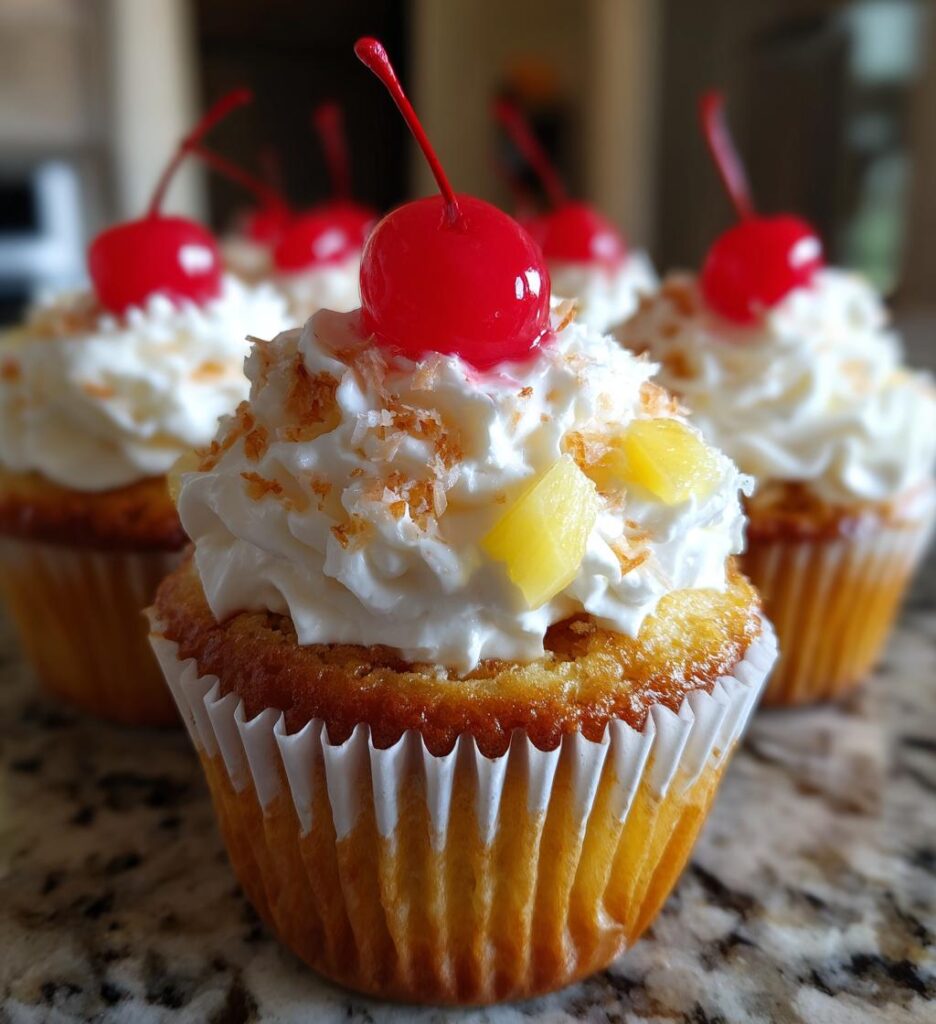 Dole Whip Cupcakes