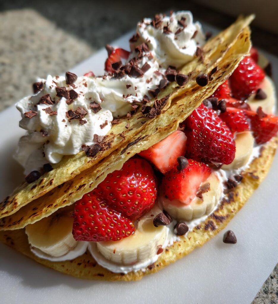 Easy Dessert Tacos