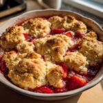 Easy Homemade Strawberry Cobbler