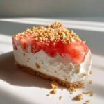 Easy No-Bake Watermelon Cheesecake