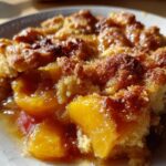 Easy Peach Cobbler with Canned Peaches