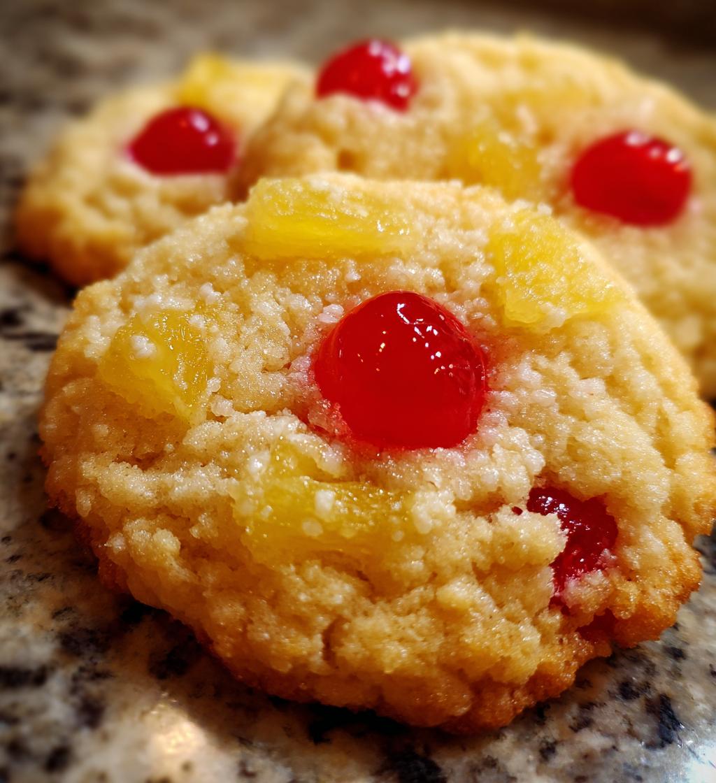 Easy Pineapple Upside Down Sugar Cookies